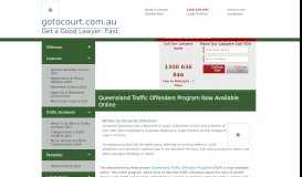 
							         QTOP now available online - Go To Court Lawyers								  
							    
