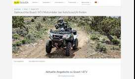 
							         Quad / ATV kaufen und verkaufen | AutoScout24								  
							    