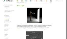 
							         Quad Light - Arnold for Maya User Guide 5 - Arnold Renderer								  
							    