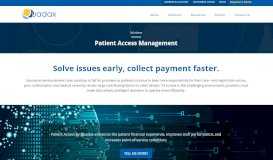 
							         Quadax Patient Access Solutions Improve Cash Flow ...								  
							    