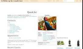 
							         Quaithe - A Wiki of Ice and Fire - Westeros								  
							    