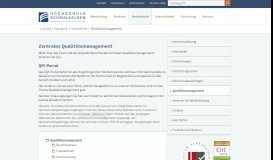 
							         Qualitätsmanagement - Hochschule Schmalkalden								  
							    