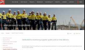 
							         Quality & Expediting - Suppliers & Contractors Portal - Bechtel								  
							    