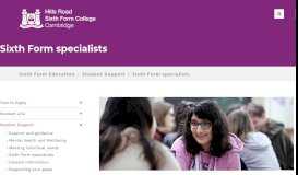 
							         Quality Learning Resources - Hills Road Sixth Form College								  
							    