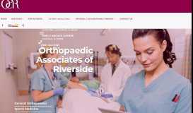 
							         Quality Orthopaedic Care | Orthopaedic Associates of Riverside, LLC								  
							    