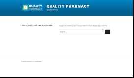 
							         Quality Pharmacy Staff Portal								  
							    