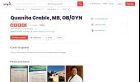 
							         Quanita Crable, MB, OB/GYN - 21 Reviews - Obstetricians ...								  
							    