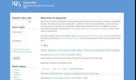 
							         Quantiki | Quantum Information Portal and Wiki								  
							    