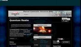
							         Quantum Realm | Marvel Cinematic Universe Wiki | FANDOM ...								  
							    