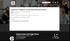 
							         Quarter 4 Report Cards Distributed/Posted | Homer-Center Jr/Sr High ...								  
							    