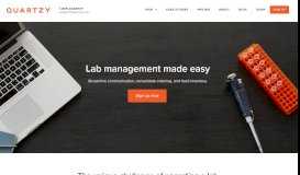 
							         Quartzy | The free and easy way to manage your lab								  
							    