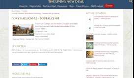 
							         Quay Hall (ENMU) – Portales NM | - Living New Deal								  
							    
