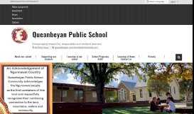 
							         Queanbeyan Public School: Home								  
							    