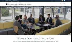 
							         Queen Elizabeth's Grammar School								  
							    