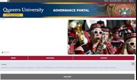 
							         Queen's University Governance Portal								  
							    