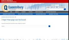 
							         Queensbury High School / Homepage								  
							    