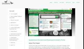 
							         Queensland Government Business & Industry Portal - Briarbird								  
							    