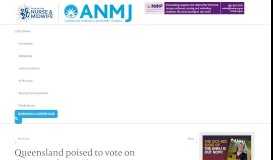 
							         Queensland poised to vote on decriminalising abortion - ANMJ								  
							    