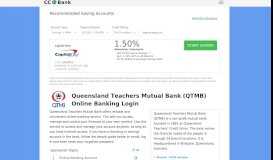 
							         Queensland Teachers Mutual Bank (QTMB) Online Banking ...								  
							    