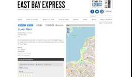 
							         Queer Beer | Portal | LGBT | East Bay Express								  
							    