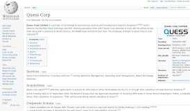 
							         Quess Corp - Wikipedia								  
							    