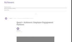 
							         Quest + Achievers: Employee Engagement Partners ...								  
							    