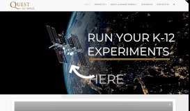 
							         Quest for Space | Quest Institute ISS Program Space, Satellite, Rocketry								  
							    