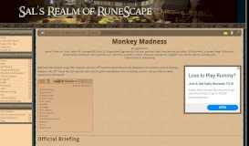 
							         Quest: Monkey Madness | Sal's Realm of RuneScape								  
							    