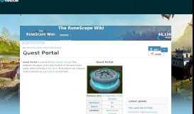 
							         Quest Portal | RuneScape Wiki | FANDOM powered by Wikia								  
							    