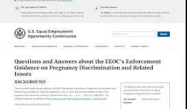
							         Questions and Answers about the EEOC's Enforcement Guidance on ...								  
							    