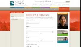 
							         Questions & Comments | Nathan Littauer Hospital								  
							    
