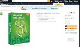 
							         Quick Heal Total Security, 1 User - 1 Year: Amazon.ae ... - Souq.com								  
							    