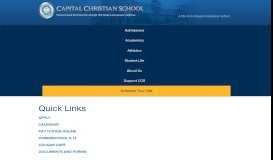 
							         Quick Links - Capital Christian School								  
							    