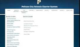 
							         Quick Links - Pelham City Schools								  
							    