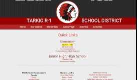 
							         Quick Links - Tarkio School								  
							    