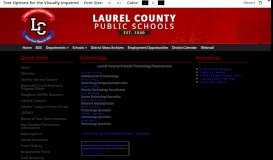 
							         Quick Links - Technology - Laurel County Schools								  
							    