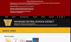 
							         Quick Links - Windsor Central School District								  
							    