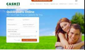 
							         Quick Loans Online | CASH 1 Loans								  
							    