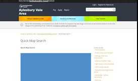
							         Quick Map Search | AVDC								  
							    