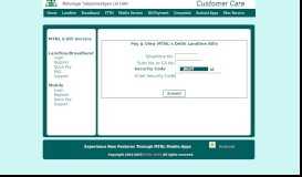 
							         Quick Pay - MTNL Delhi - Customer SelfCare Portal : Online Book ...								  
							    