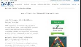 
							         Quickbooks Affiliate and Partner Program | VARC Solutions								  
							    