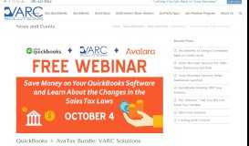 
							         QuickBooks + AvaTax Bundle: VARC Solutions - VARC Solutions								  
							    