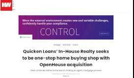 
							         Quicken Loans' In-House Realty seeks to be one-stop home buying ...								  
							    