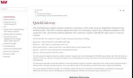 
							         QuickGateway - QuickGateway Technical Implementation Guide								  
							    