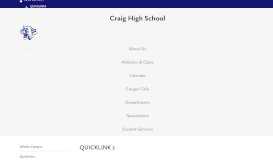 
							         Quicklink 2 - Craig High School								  
							    