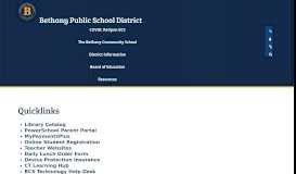 
							         Quicklinks - Bethany Public Schools - Bethany Public School District								  
							    
