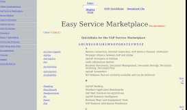 
							         Quicklinks for the SAP Service Marketplace - Easy Marketplace								  
							    