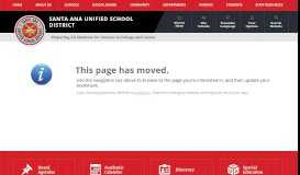 
							         QUICKLINKS / Overview - Santa Ana Unified School District								  
							    