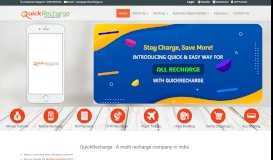 
							         QuickRecharge - A Multi Recharge Company India -Easy Recharge ...								  
							    