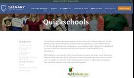 
							         QuickSchools — Calvary Baptist Academy								  
							    